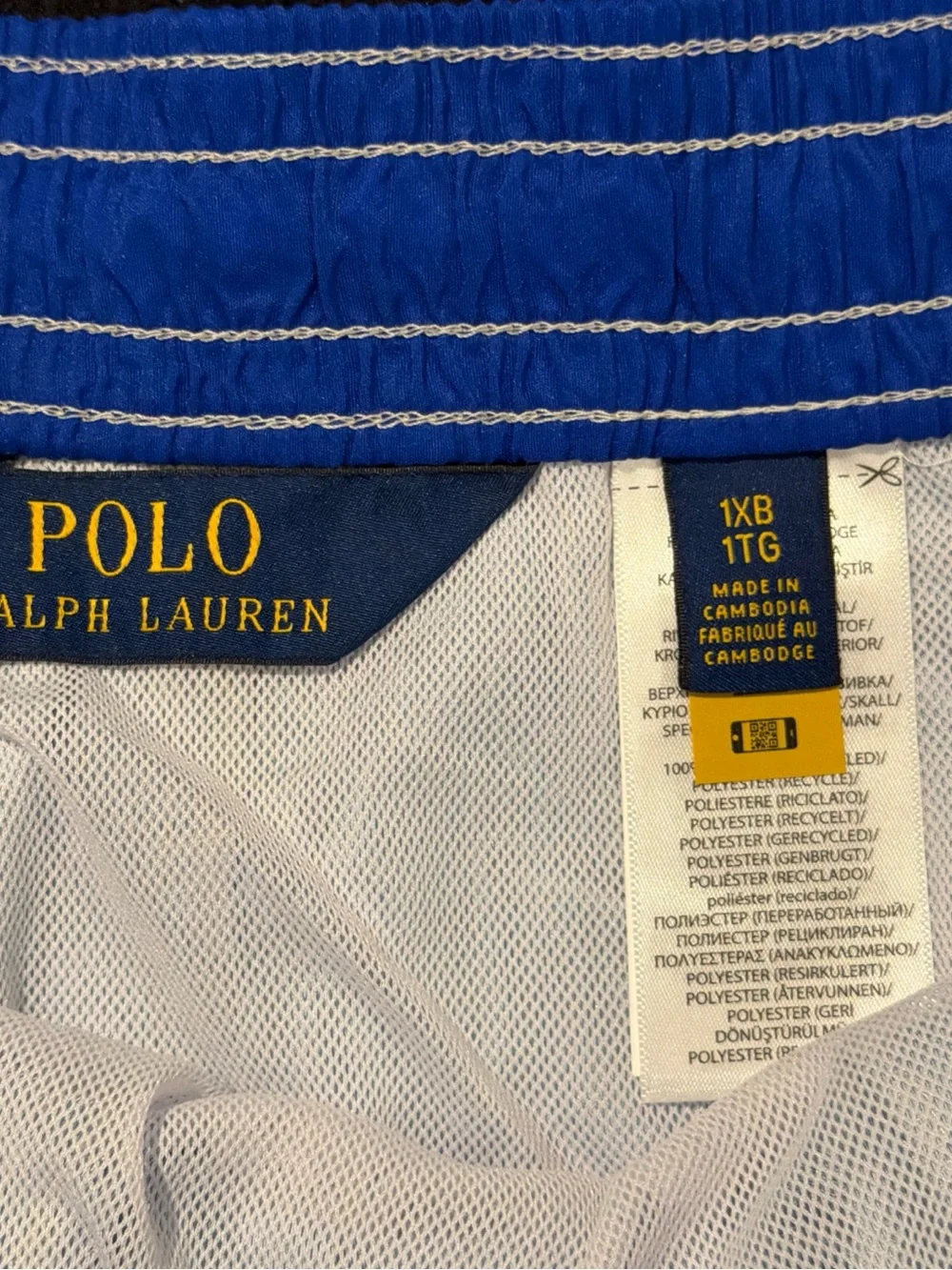 Polo Ralph Lauren Pony Tie Dye  Surf Board Swim Beach Shorts Big & Tall Mens 1XB